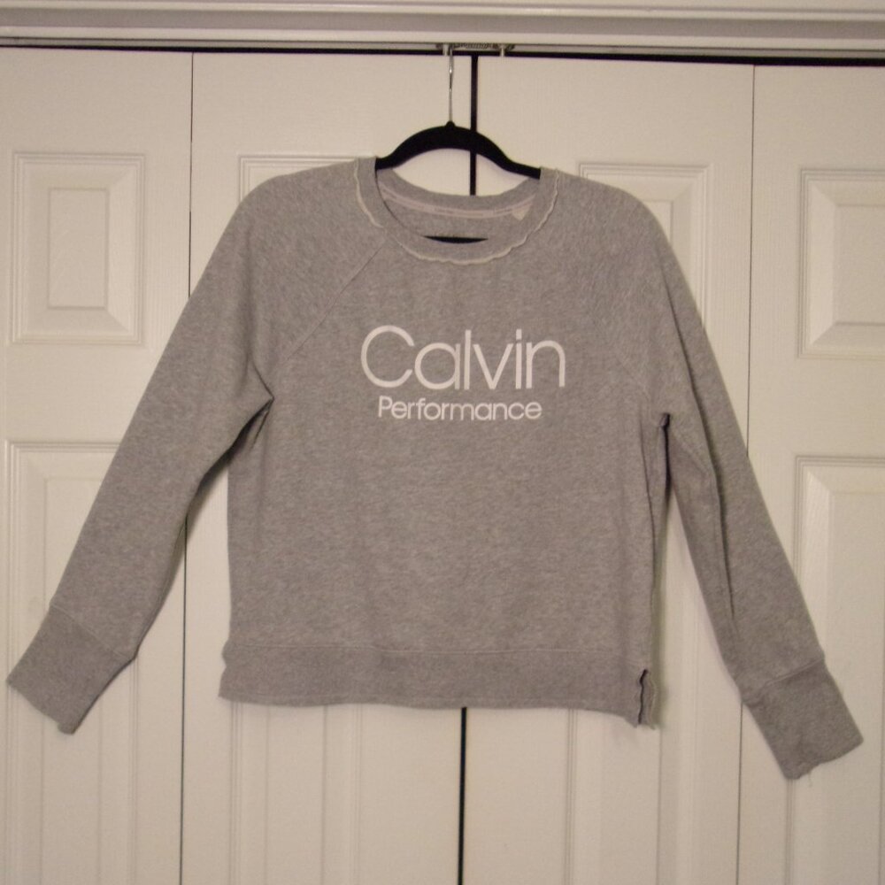Calvin Klein Performance Gray Sweatsirt Women's Size Medium